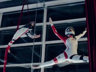 Flying Dancers by Night - Aero Gravity Milano