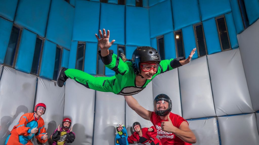Vegas Indoor Skydiving -Flying Kid