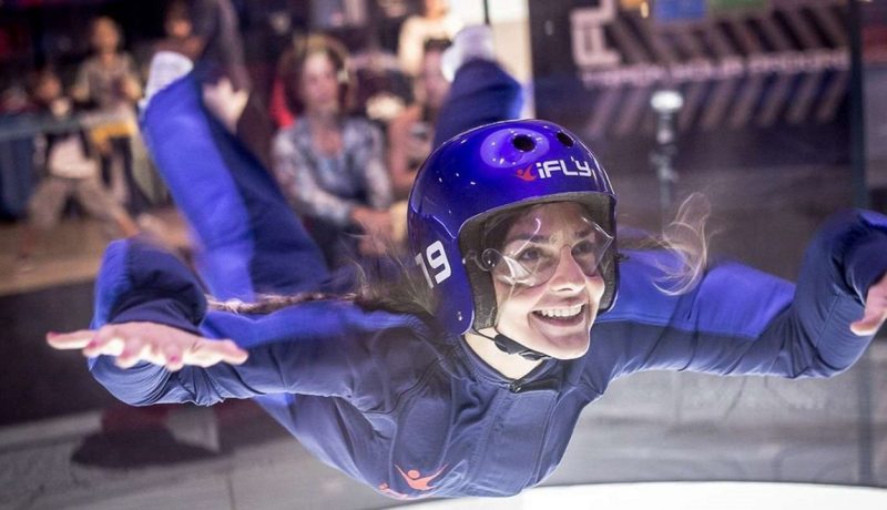 iFLY Indoor Skydiving – Happy Flying Girl