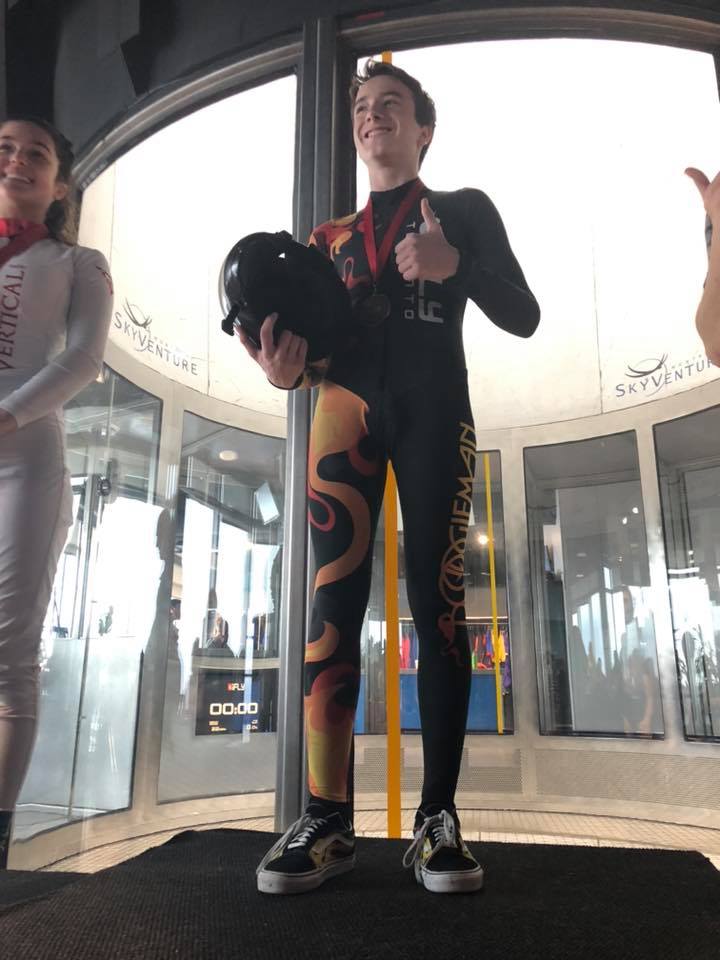 Malachi DeAth – Gold Medal in Freestyle at Canadian Indoor Skydiving Nationals 2019