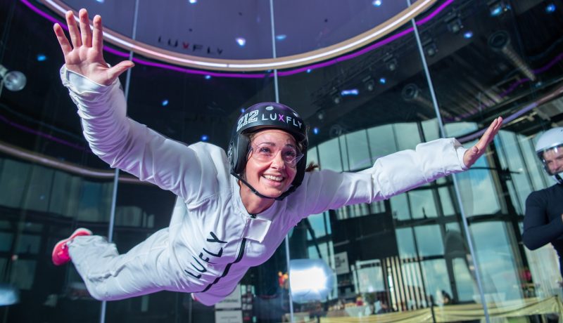 Luxfly Indoor Skydive – First Time Flyer