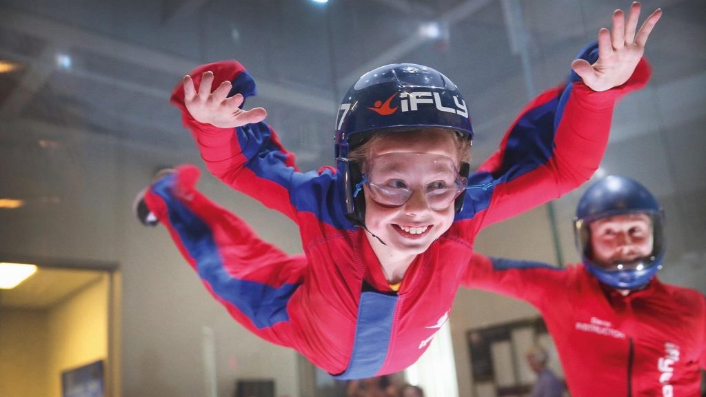 iFLY Indoor Skydiving – Flying Kid