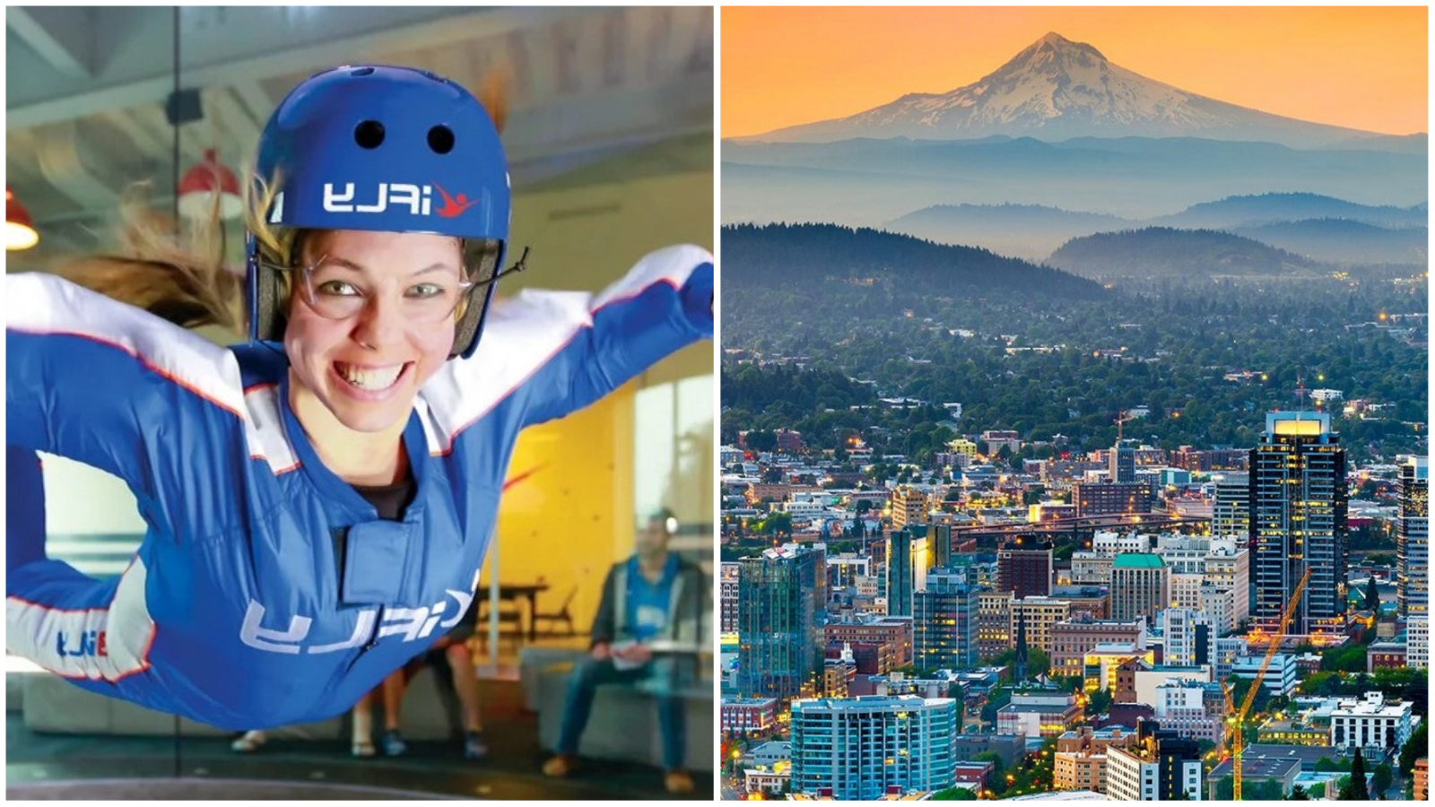 Indoor skydiving in Portland