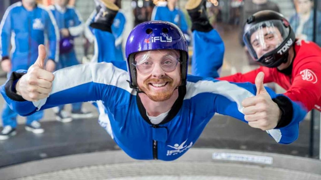 Indoor Skydiving London – Happy Flyer at O2