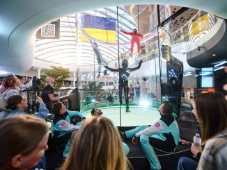 Indoor Skydiving with Local Hockey Heroes
