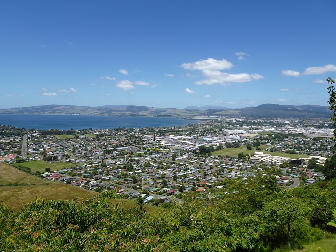 Rotorua — city landmark and skyline