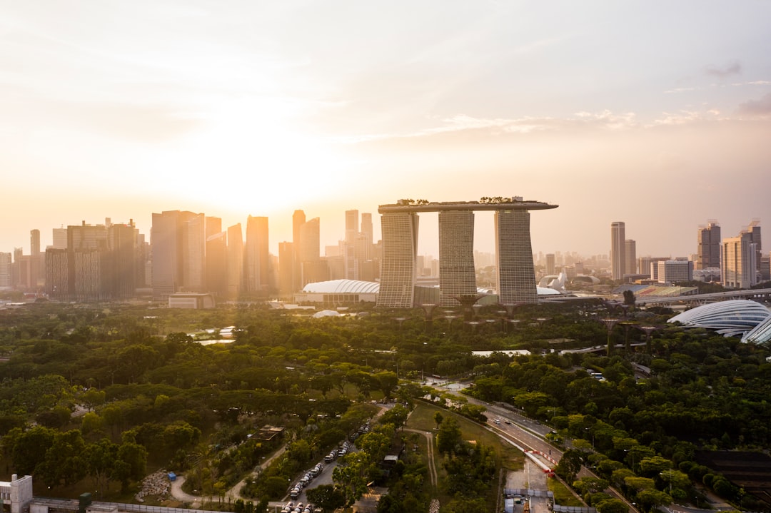 Singapore City — city landmark and skyline